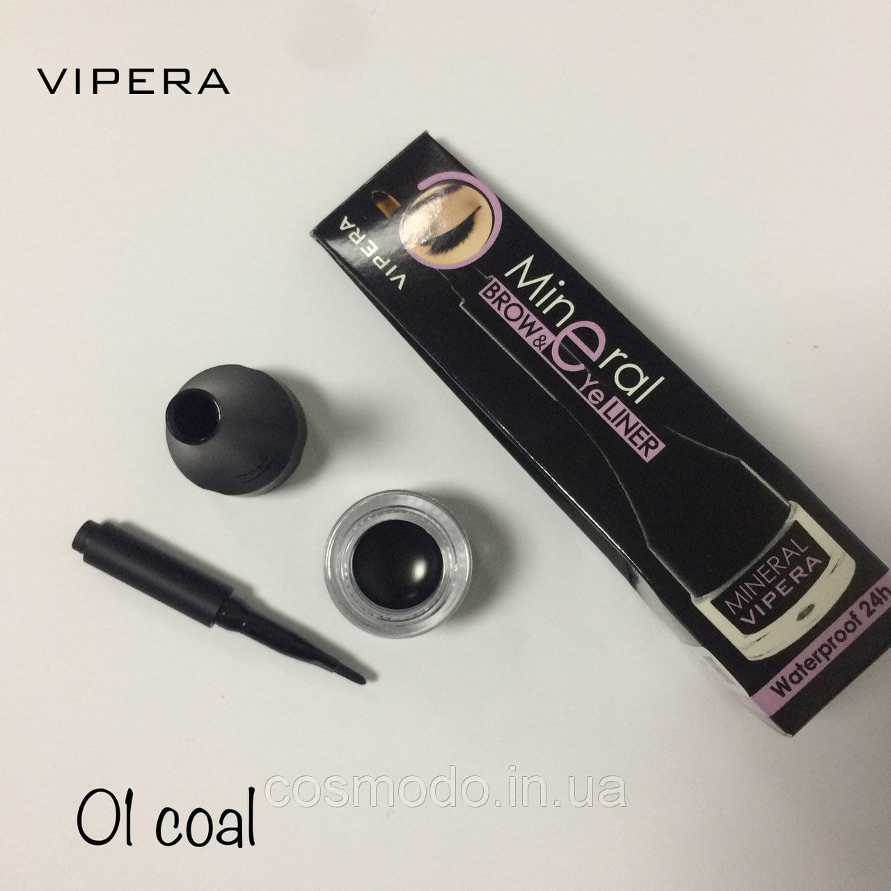 Vipera Long Wearing waterproof Eyeliner - Black Bazalt