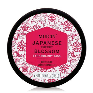 MUICIN - Japanese Cherry Blossom Strawberry Kiss Body Cream - 200ml - My Store