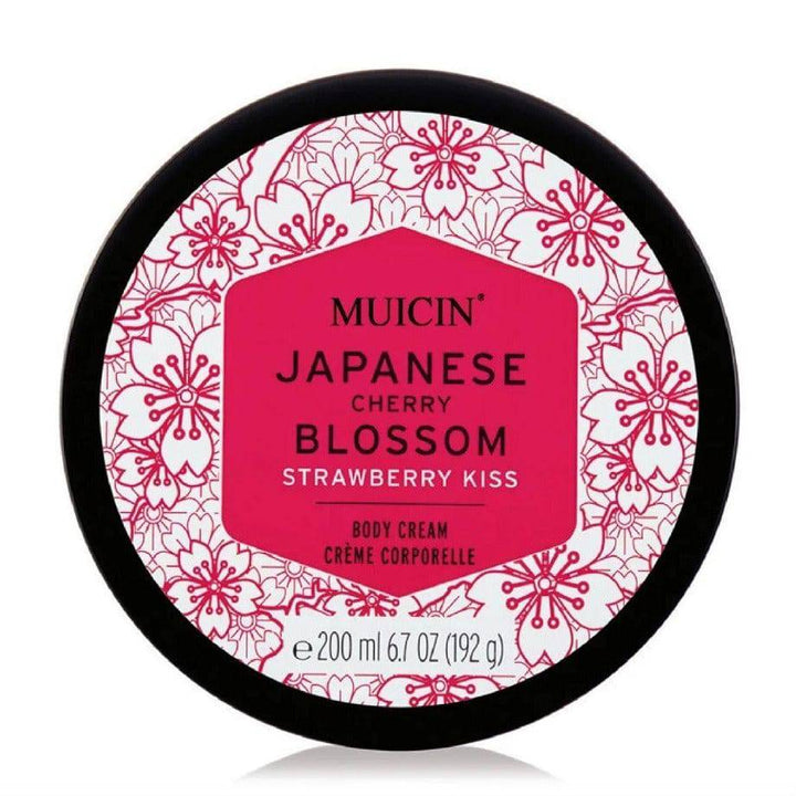 MUICIN - Japanese Cherry Blossom Strawberry Kiss Body Cream - 200ml - My Store