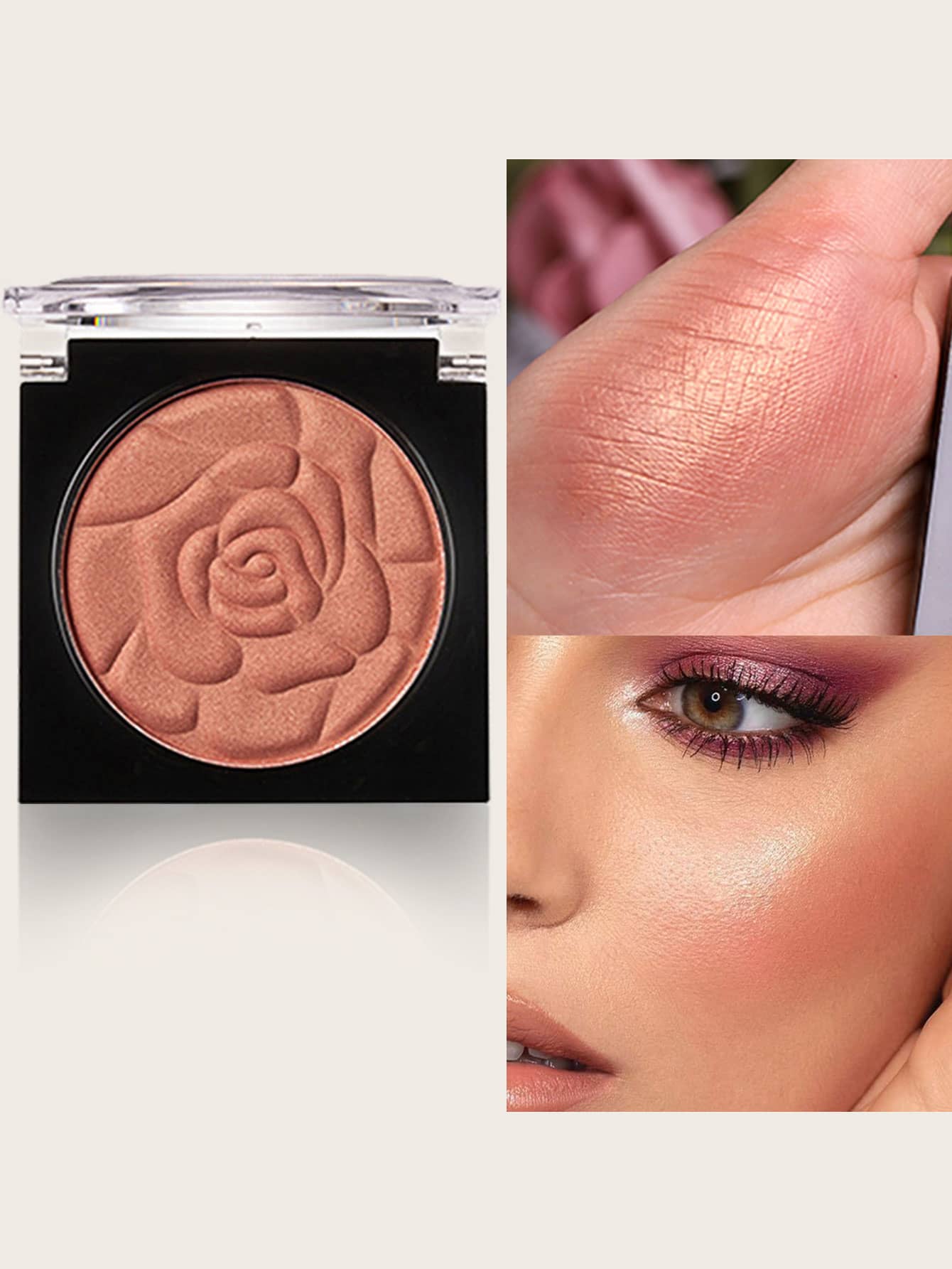 Shein- Lasting Monochromatic Compact Blush