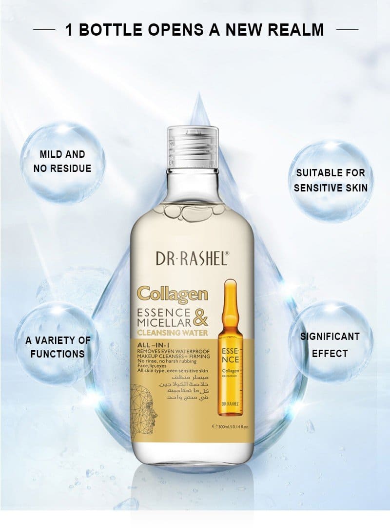 Dr.Rashel Collagen Essence & Micellar Cleansing Water 350Ml