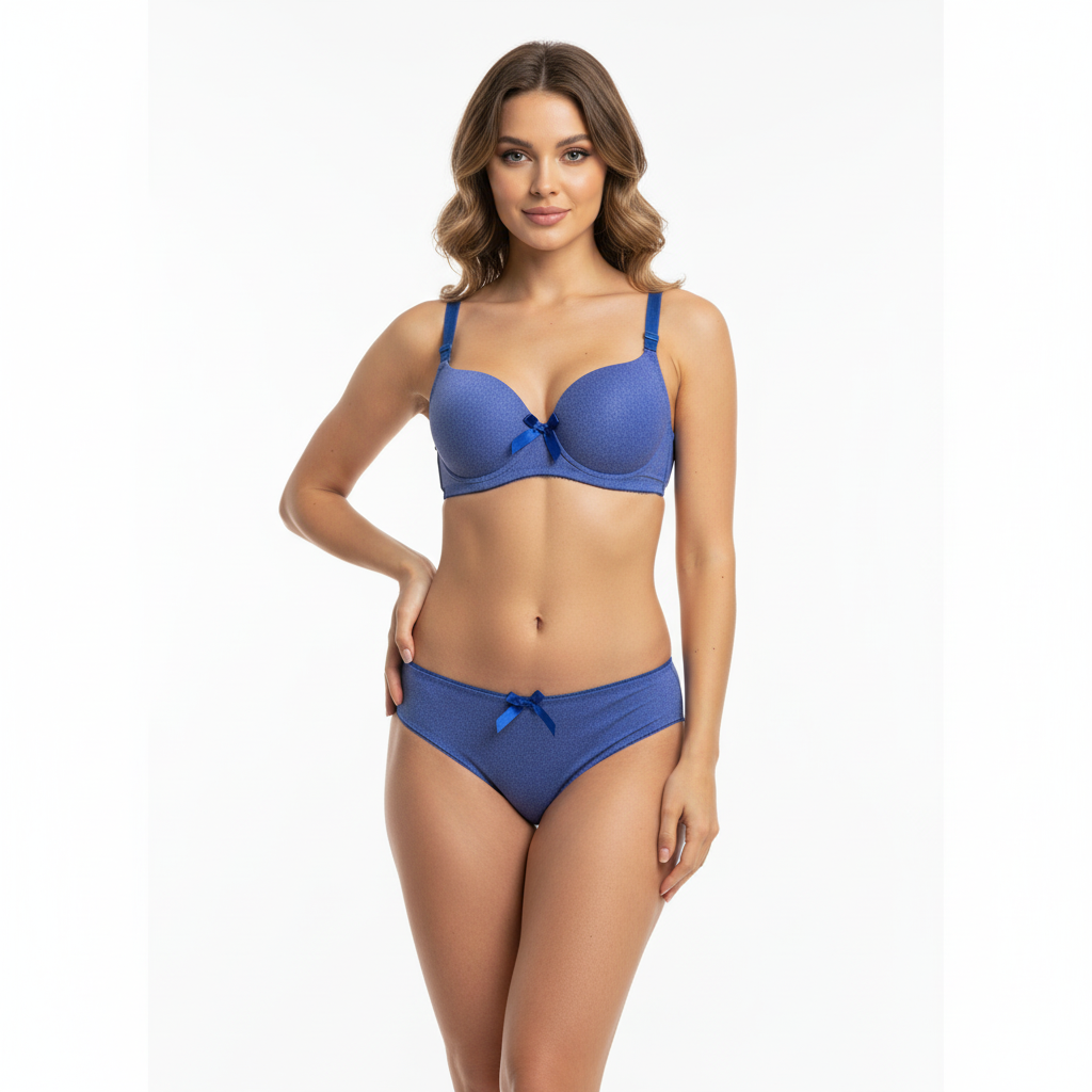 Belleza Lingerie Wire Padded Bra Set - 1801
