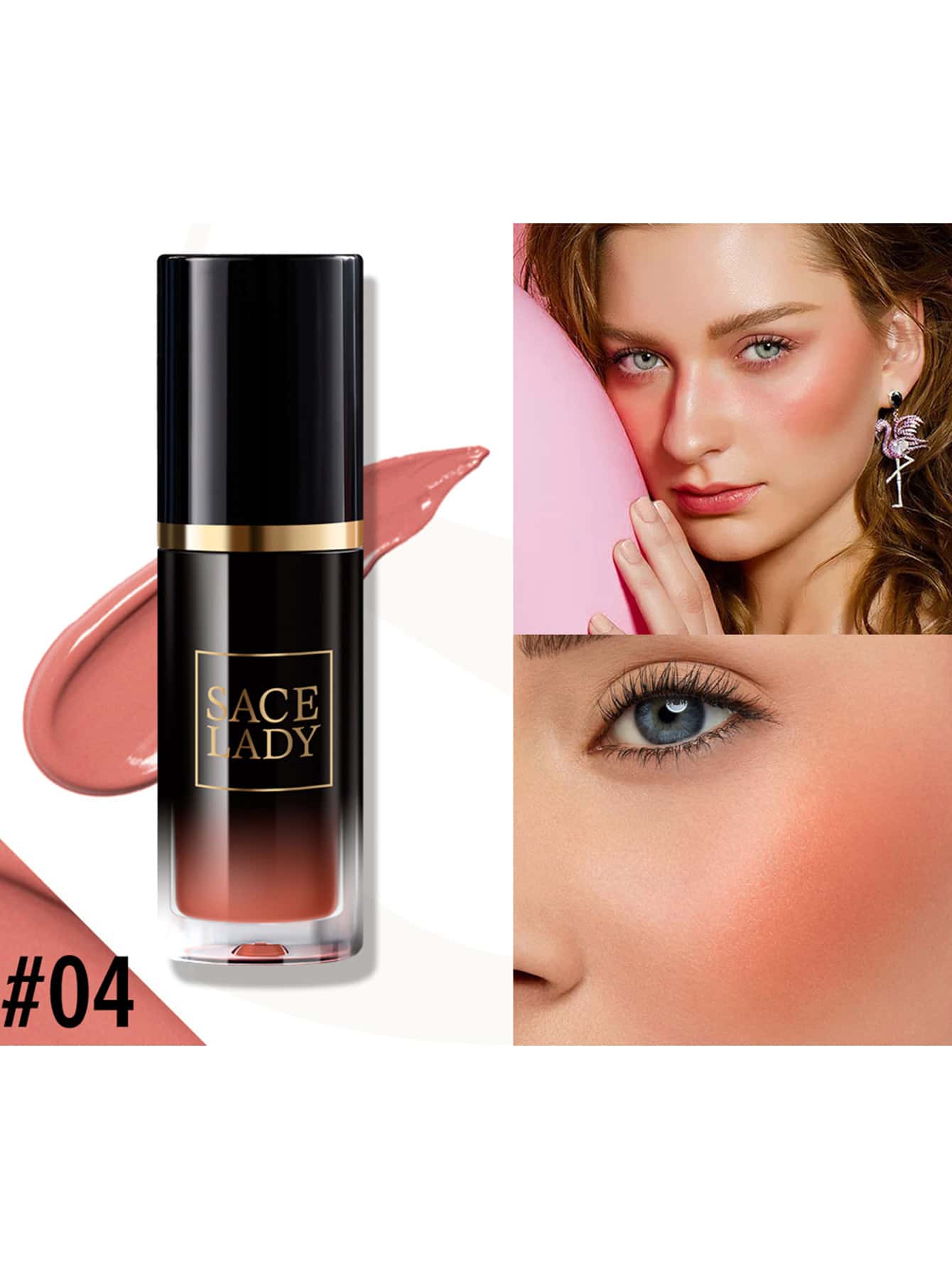 Shein- Long-wearing Liquid Blush 04