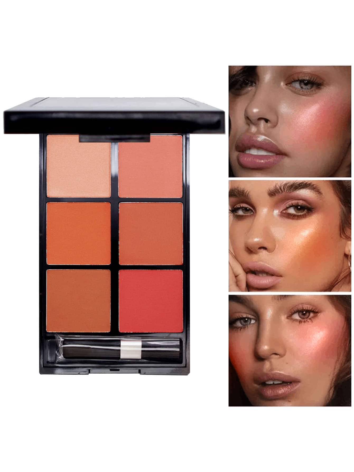 Shein- 6 Color Blush Palette