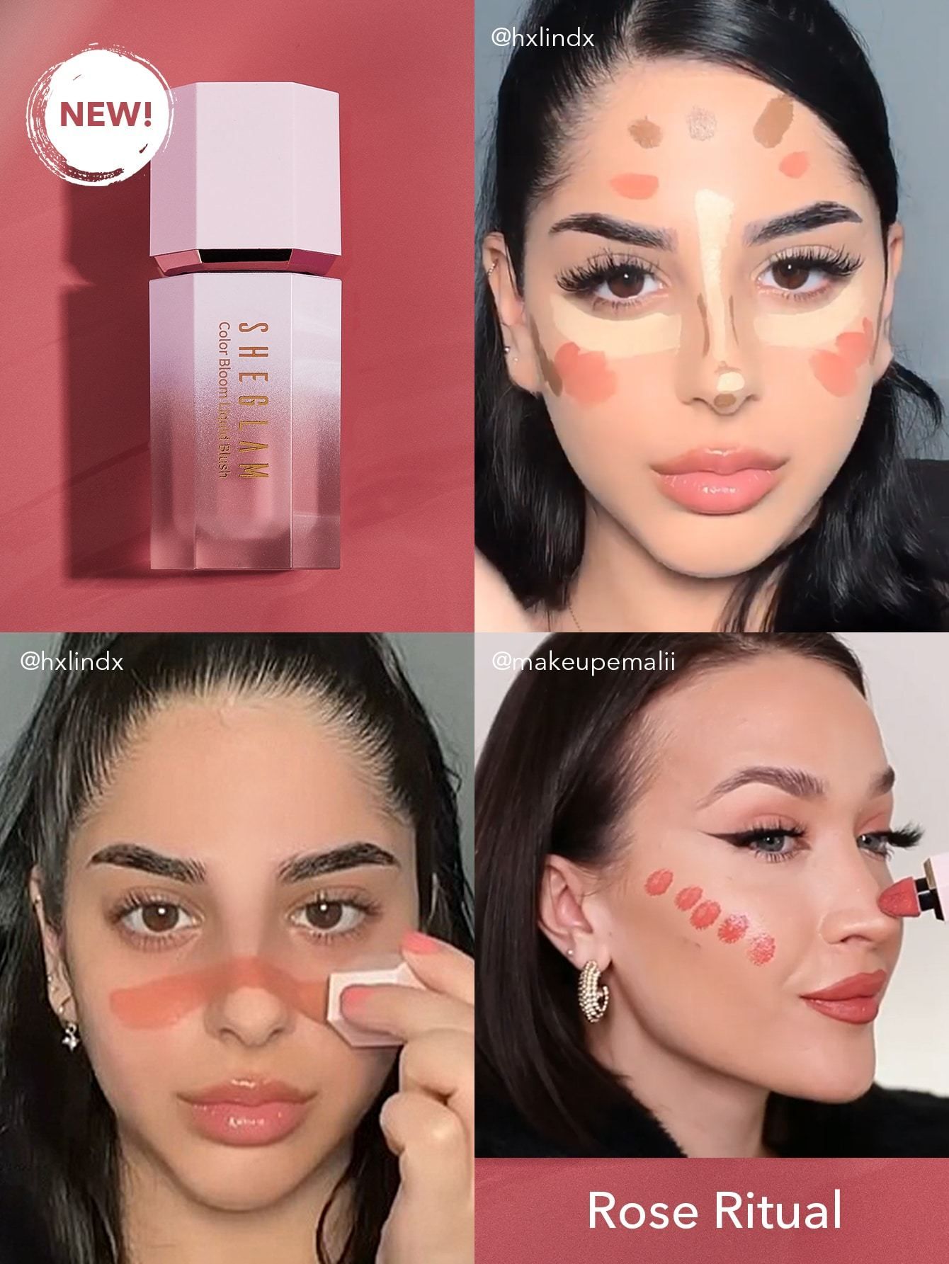 Shein- Sheglam Color Bloom Liquid Blush-Rose Ritual