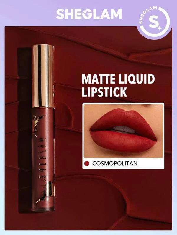 Sheglam Matte Allure Liquid Lipstick - Cosmopolitan - My Store