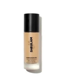 SHEGLAM - Complexion Pro Long Lasting Breathable Matte Foundation-Wheat Matte Sweat-proof Foundation Oil Control Full Coverage Pore-less Concealer Waterproof Flawless - My Store