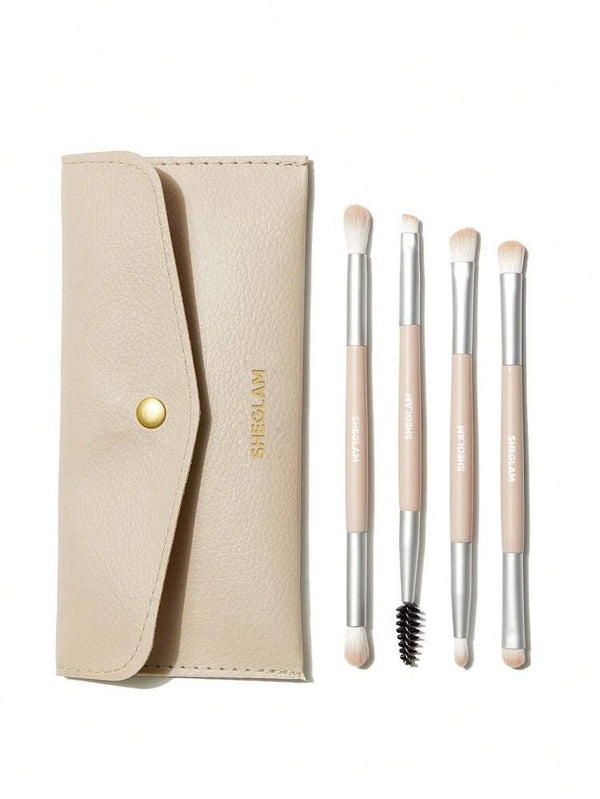 Sheglam - Glam 101 Eye Essential Brush Set With Bag