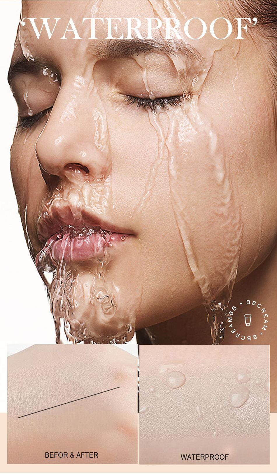 Shein - Moisturizing Bb Cream, Hydrating Color Corrector Liquid Foundation Breathable Foundation Concealer Cover Under Blemishes & Skin Discoloration - My Store