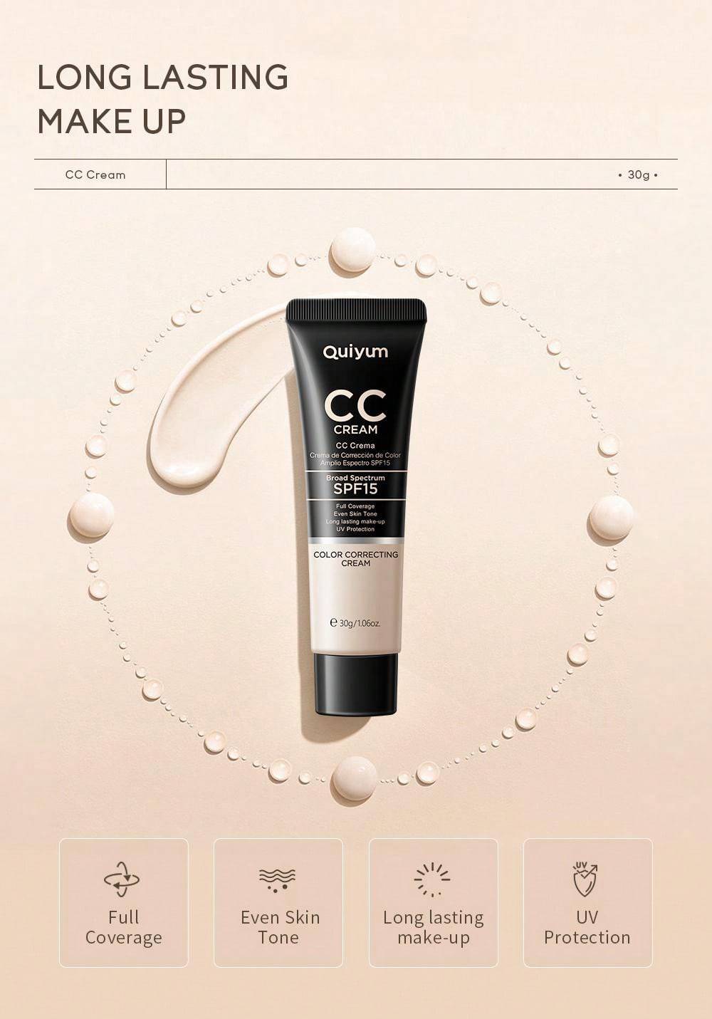 Shein - Moisturizing Liquid Foundation, 1Pc 30G Long-Wearing Waterproof Facial Makeup Product Long-Lasting Foundation Concealer - My Store