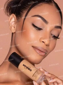 SHEGLAM - Complexion Pro Long Lasting Breathable Matte Foundation-Golden Matte Sweat-proof Foundation Oil Control Full Coverage Pore-less Concealer Waterproof Flawless - My Store