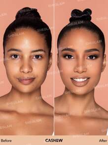 SHEGLAM - Complexion Pro Long Lasting Breathable Matte Foundation-Cashew Matte Sweat-proof Foundation Oil Control Full Coverage Pore-less Concealer Waterproof Flawless - My Store