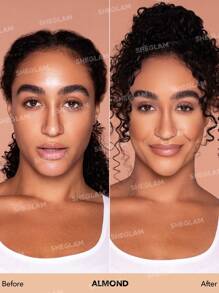 SHEGLAM - Complexion Pro Long Lasting Breathable Matte Foundation-Almond Matte Sweat-proof Foundation Oil Control Full Coverage Pore-less Concealer Waterproof Flawless - My Store