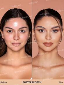 SHEGLAM - Complexion Pro Long Lasting Breathable Matte Foundation-Butterscotch Matte Sweat-proof Foundation Oil Control Full Coverage Pore-less Concealer Waterproof Flawless - My Store