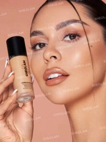 SHEGLAM - Complexion Pro Long Lasting Breathable Matte Foundation-Butterscotch Matte Sweat-proof Foundation Oil Control Full Coverage Pore-less Concealer Waterproof Flawless - My Store