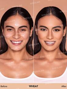 SHEGLAM - Complexion Pro Long Lasting Breathable Matte Foundation-Wheat Matte Sweat-proof Foundation Oil Control Full Coverage Pore-less Concealer Waterproof Flawless - My Store