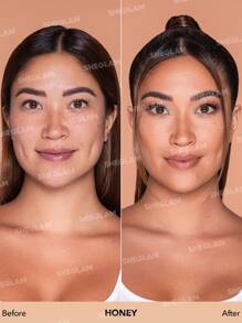 SHEGLAM - Complexion Pro Long Lasting Breathable Matte Foundation-Honey Matte Sweat-proof Foundation Oil Control Full Coverage Pore-less Concealer Waterproof Flawless - My Store