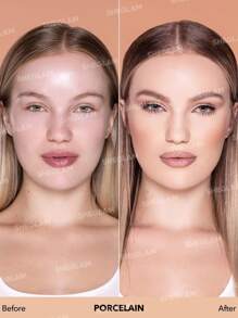 SHEGLAM - Complexion Pro Long Lasting Breathable Matte Foundation-Porcelain Matte Sweat-proof Foundation Oil Control Full Coverage Pore-less Concealer Waterproof Flawless - My Store
