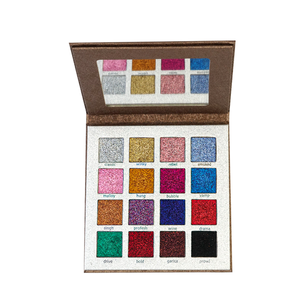 Sweetface - 16 Color Glitter Eye Palette Kit