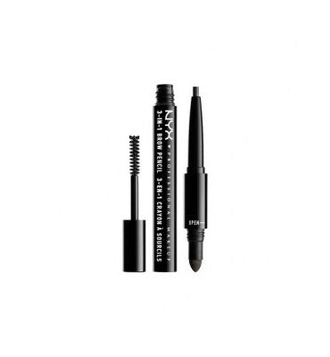 NYX Professional Makeup- 3-in-1 Brow Pencil 09 Charcoal