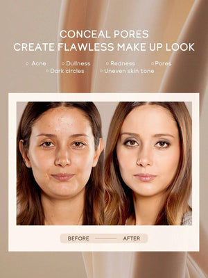 Shein - Moisturizing Liquid Foundation, 1Pc 30G Long-Wearing Waterproof Facial Makeup Product Long-Lasting Foundation Concealer - My Store