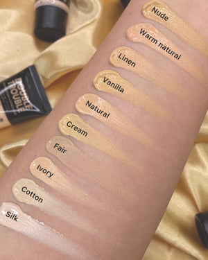 Rude Cosmetics - Double Trouble Foundation and Concealer - Ivory - My Store