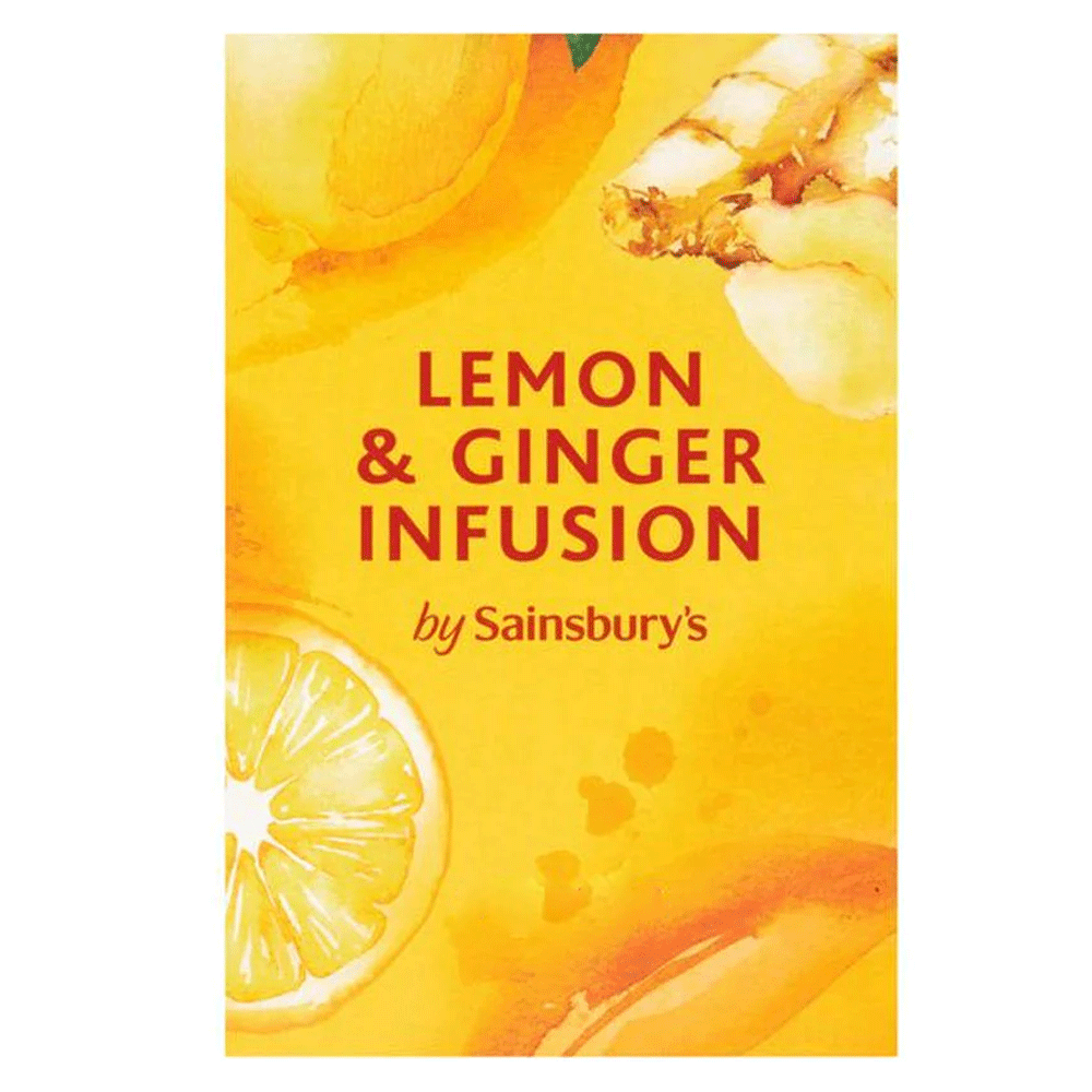 Sainsburys Lemon & Ginger Tea 40g