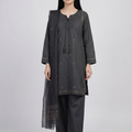 Amna Ali Nawaz Stitched 3 Pc Embroidered Suit - 8050 - (Lawn Cotton With Monarch Dupatta)