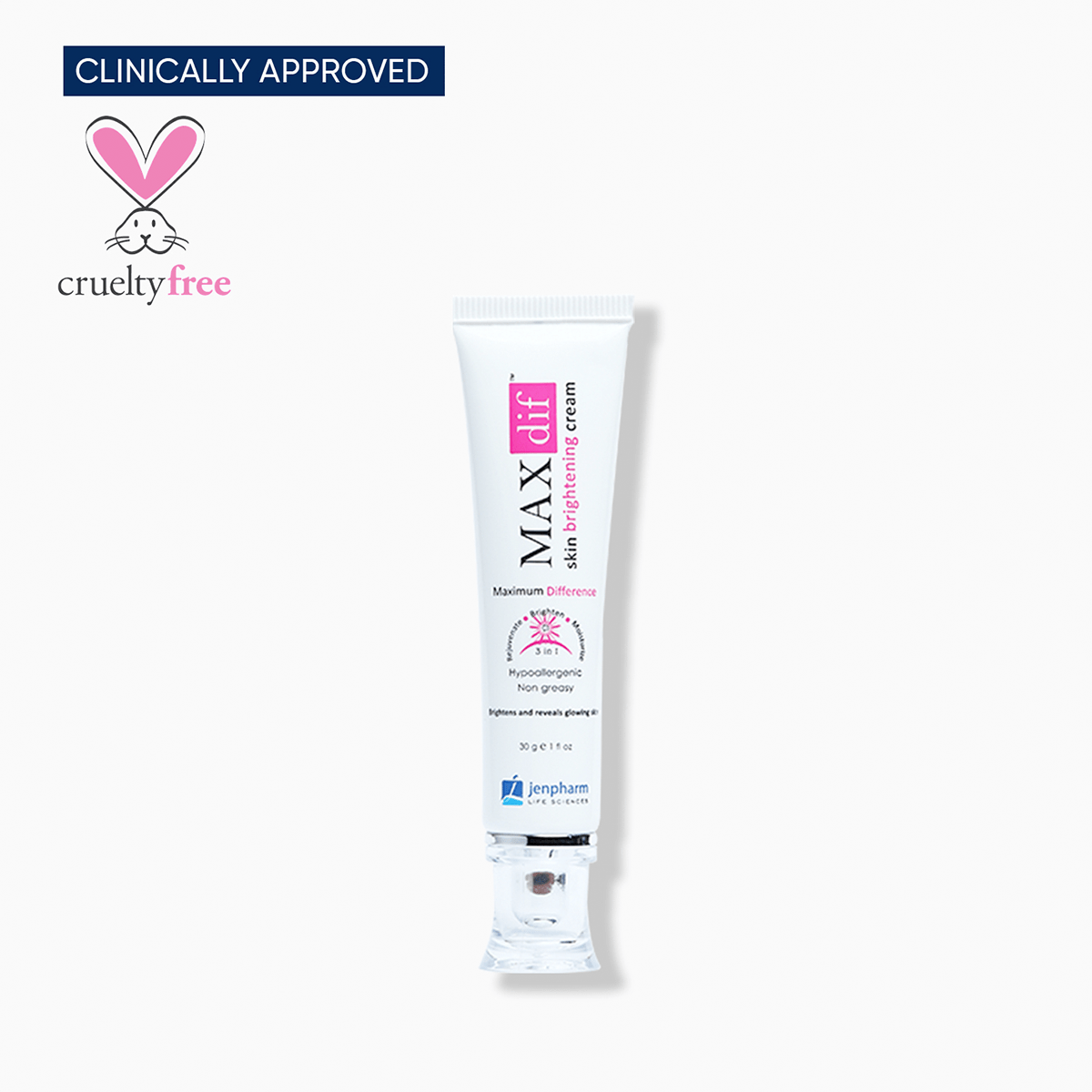 Jenpharm Maxdifskin Brightening Cream Maximum Difference 30G - My Store