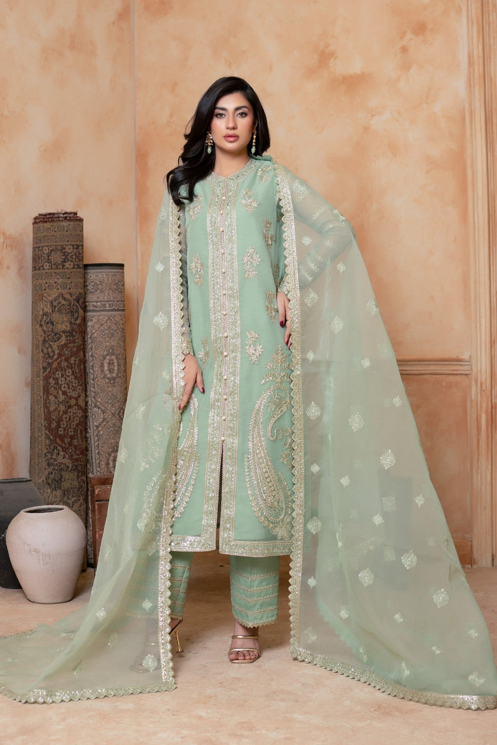 Mastani By Gulmina Stitched 3 Piece Luxury Formals Suit-Malika