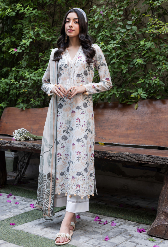 Eden Garden By Humdum Stitched 3 Piece Lawn Chapter 2 Suit-D-10