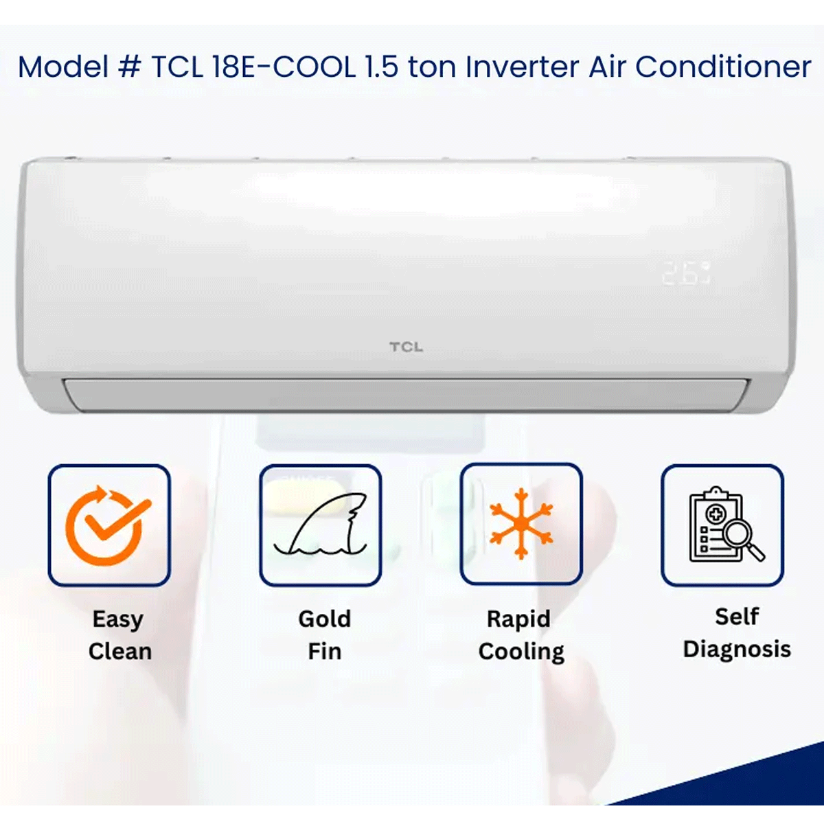 TCL 18E-COOL A 1.5 ton Inverter Air Conditioner (2025)