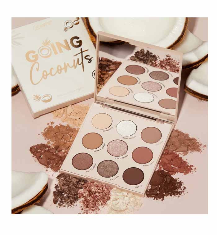 Colourpop- Going Coconuts Shadow Palette, 9 x 0.90 g