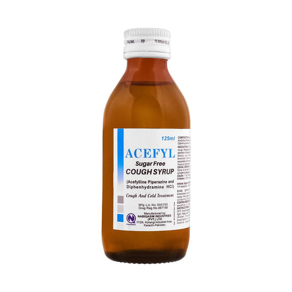 Acefyl S/f Cough Syp 125ml - Snapcart.pk