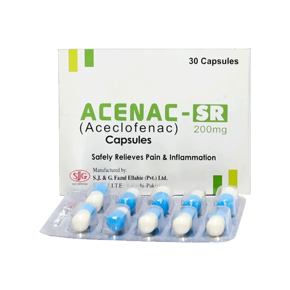 Acenac Sr 200mg Cap Strip