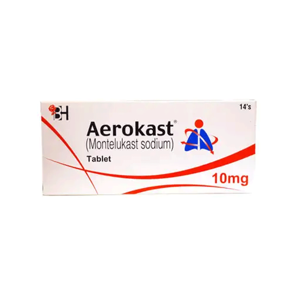 Aerokast 10mg Tab Box