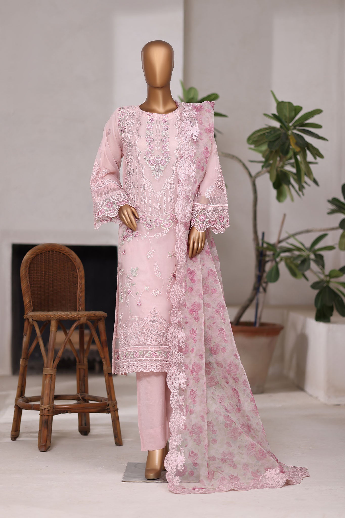Khombi Stitched 3 Piece Luxury Formals Suit-187-P-Mahrose