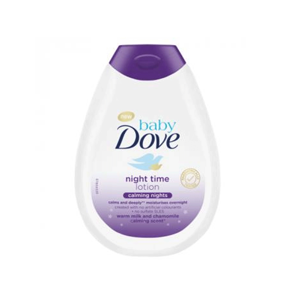 Dove Baby Claming Moisture Night Time Lotion 400ml - Snapcart.pk