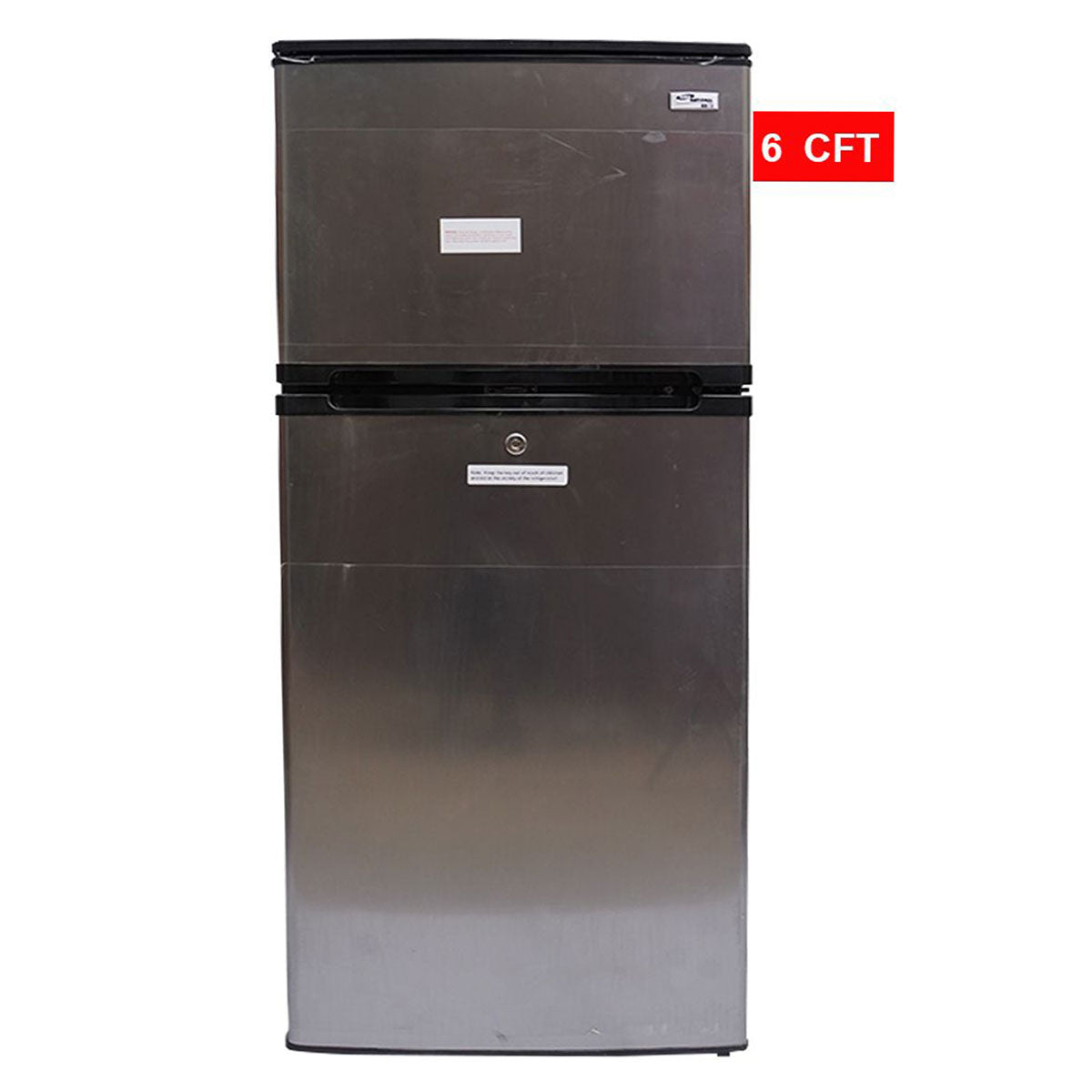 Gaba National GNR-188 S.S Refrigerator - 6 CFT - My Store