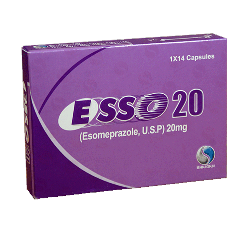 Esso 20mg Cap 14s Box