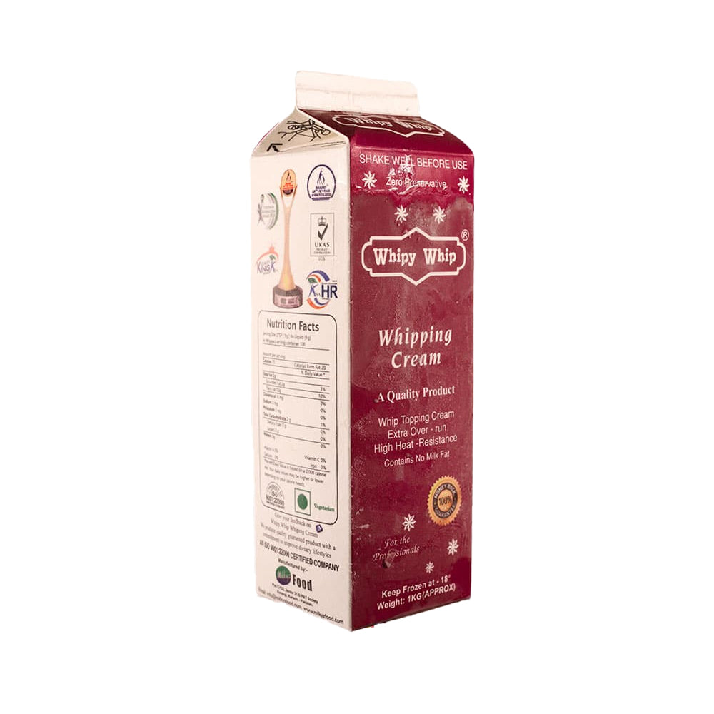 Milkyz Whipy Whip Whipping Cream 1kg - Snapcart.pk