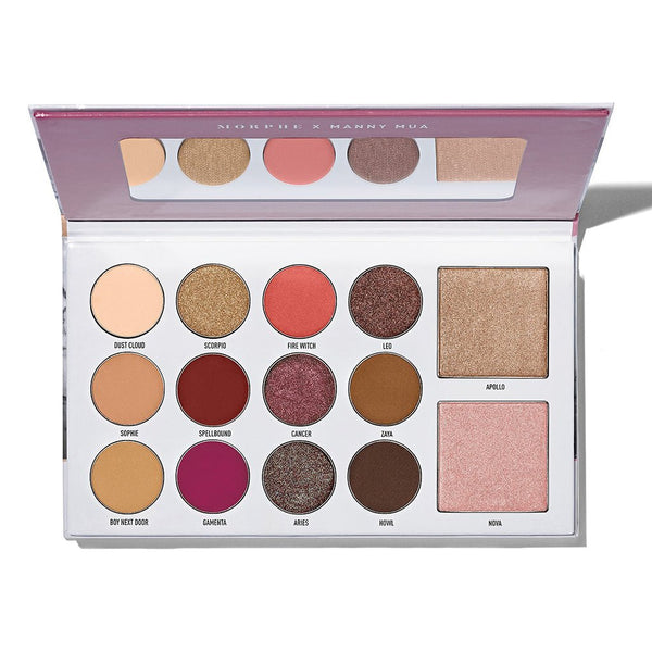 Morphe X Manny Mua Glam Eyeshadows & Highlighters Palette