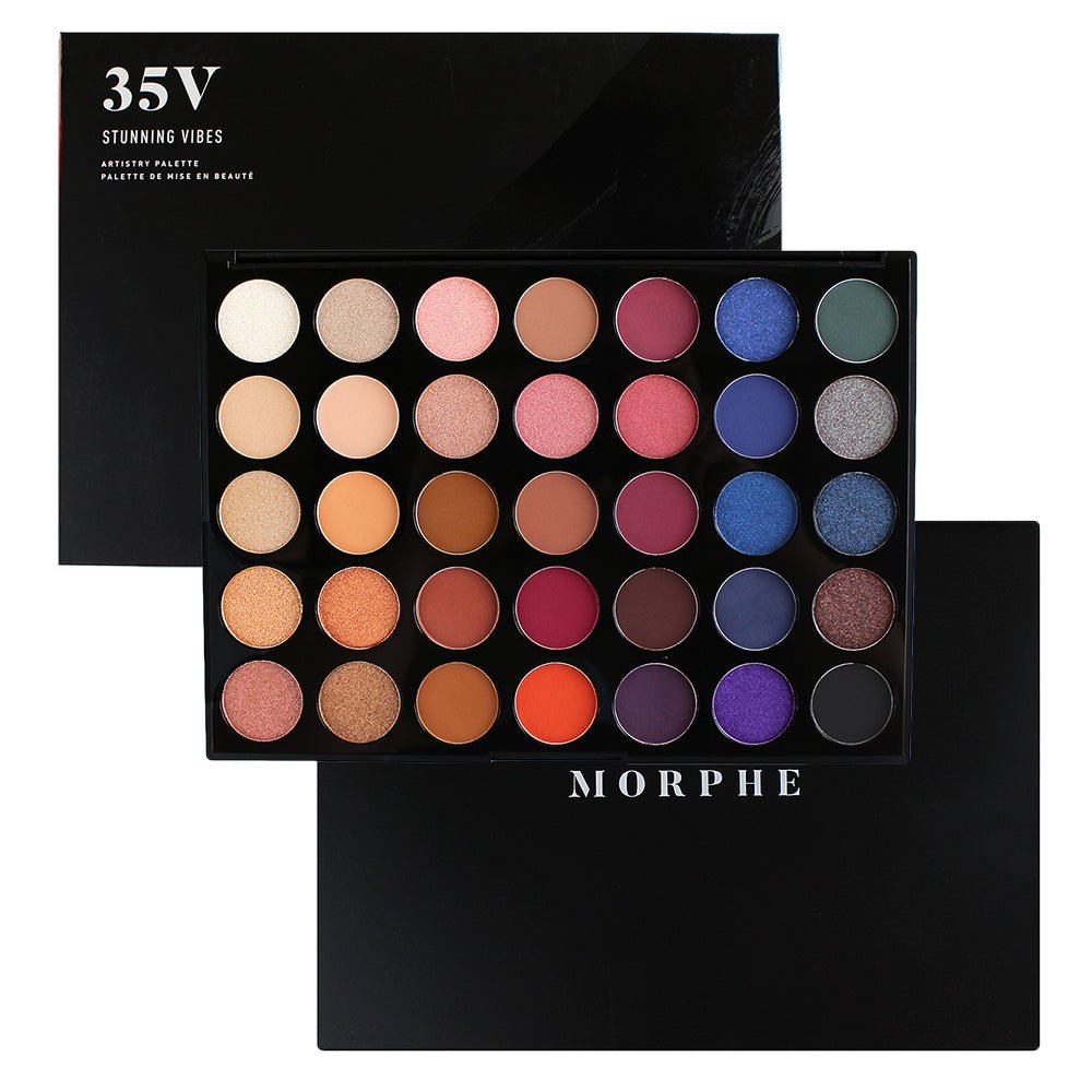 Morphe 35V Stunning Vibes Artistry Palette Blend the rules
