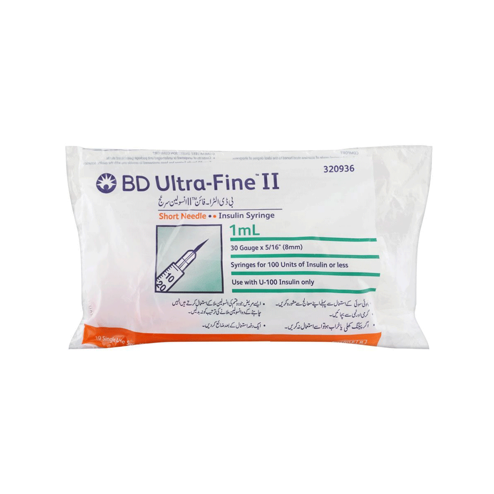 Bd Ultra Fine 1cc Syringe 30gauge 8mm 10s Pack