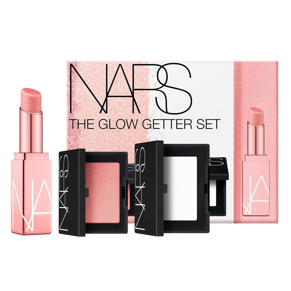 Nars The Glow Getter Translucent Crystal powder+Orgasm Shiseido+Orgasm Balm
