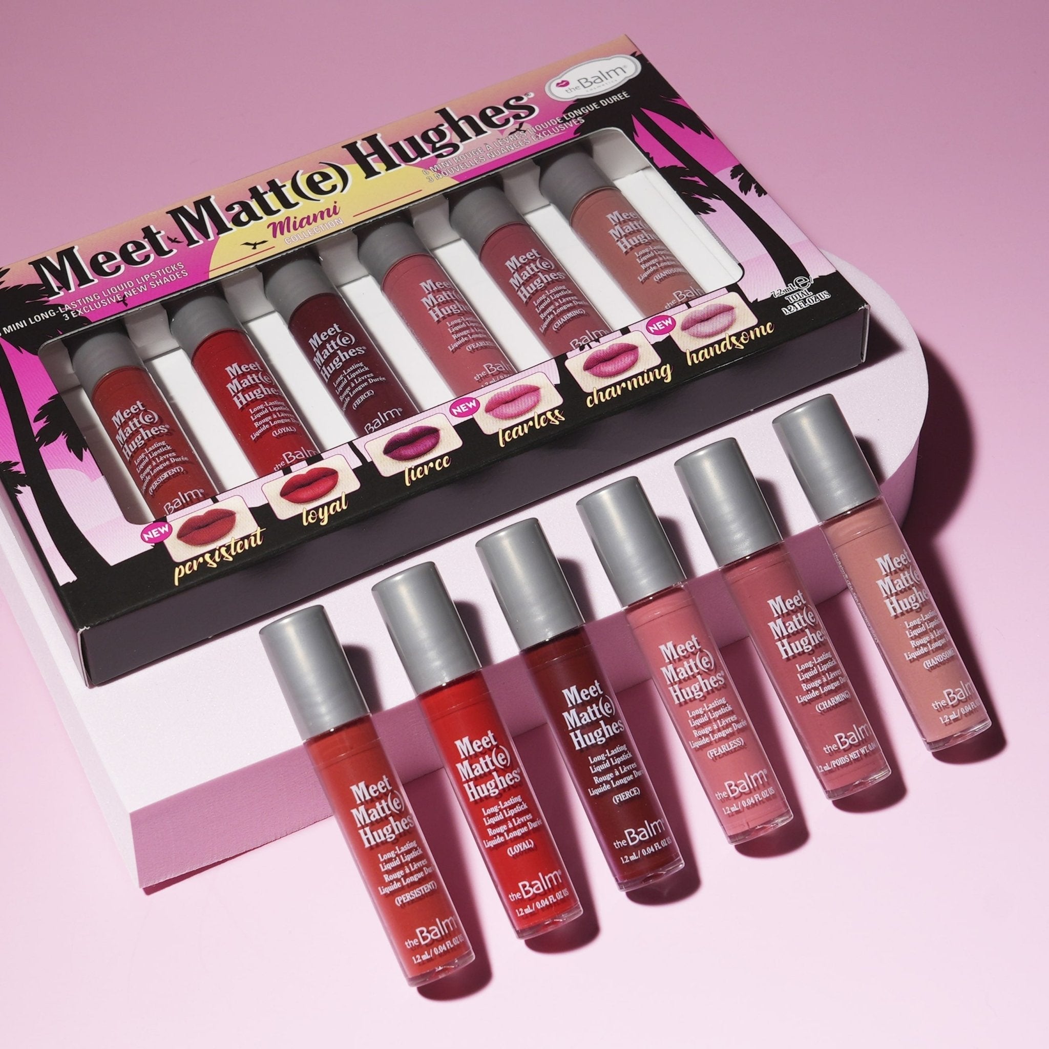 The Balm Meet Matt(e) Hughes 6 Mini Liquid Lipsticks