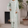 Khombi Stitched 3 Piece Luxury Cotton Suit-198-AG-Kari Patta
