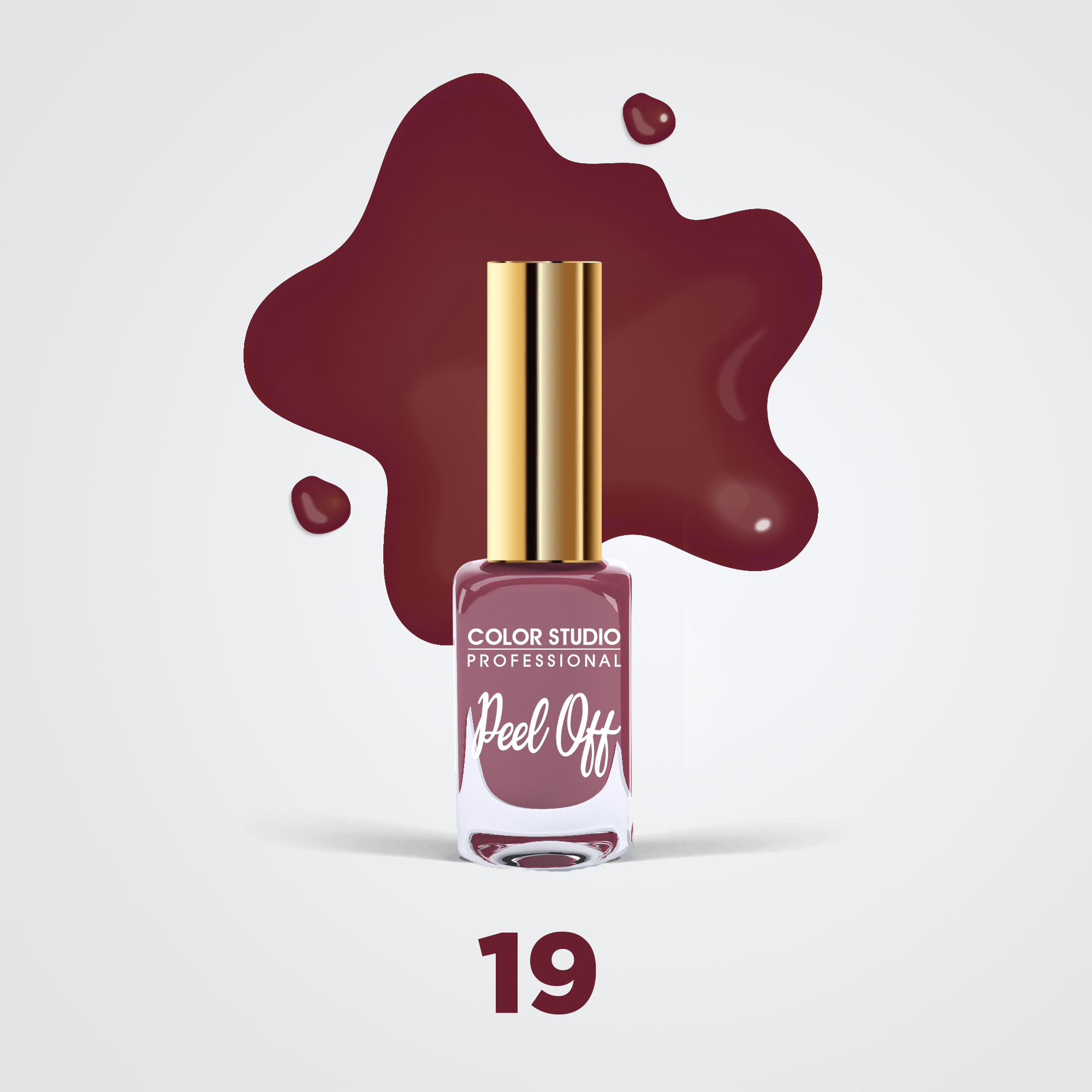 Color Studio - 19 Popstar - Peel Off Nail Colors - Water Based Nail Polish