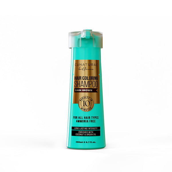 Conatural - Hair Coloring Shampoo - Dark Brown