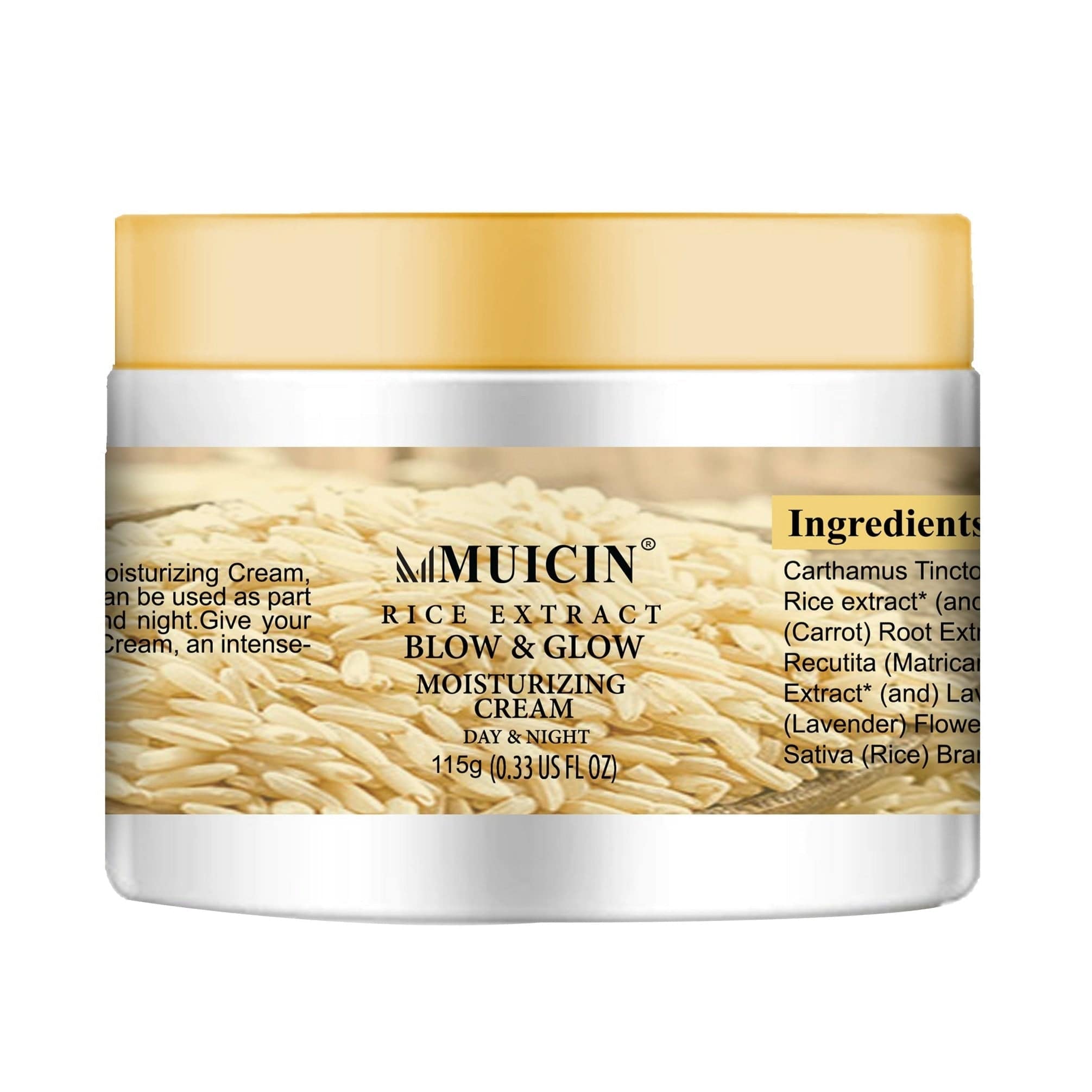 MUICIN - Rice Extract Blow & Glow Moisturizing Cream - 115g - My Store